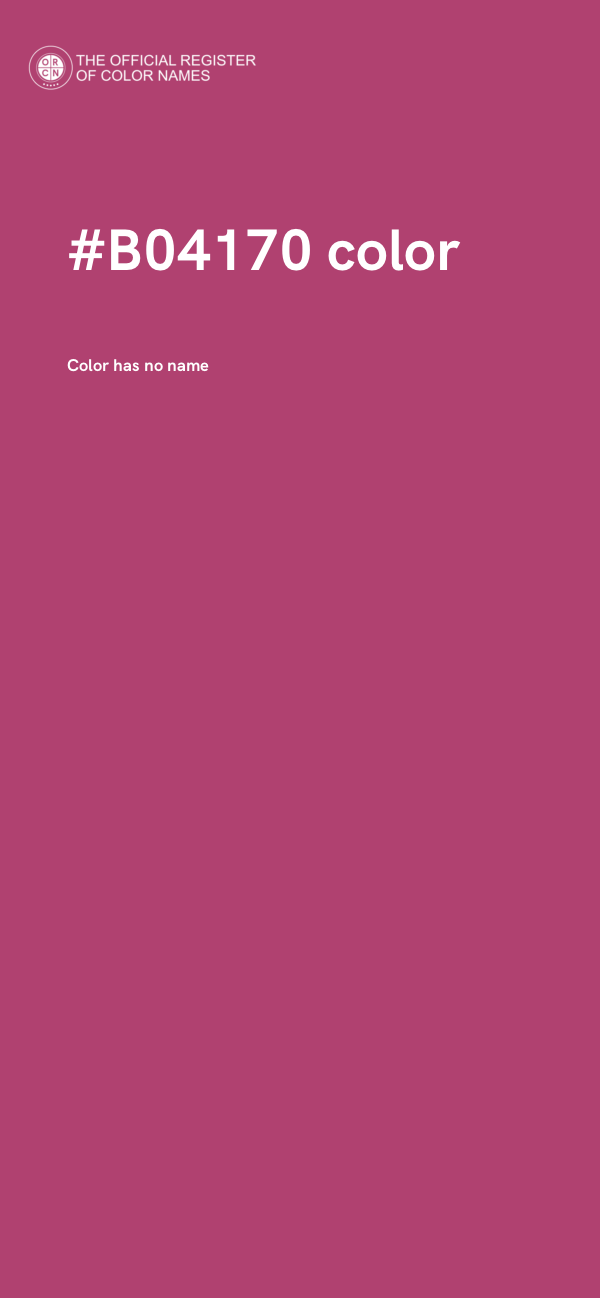 #B04170 color image