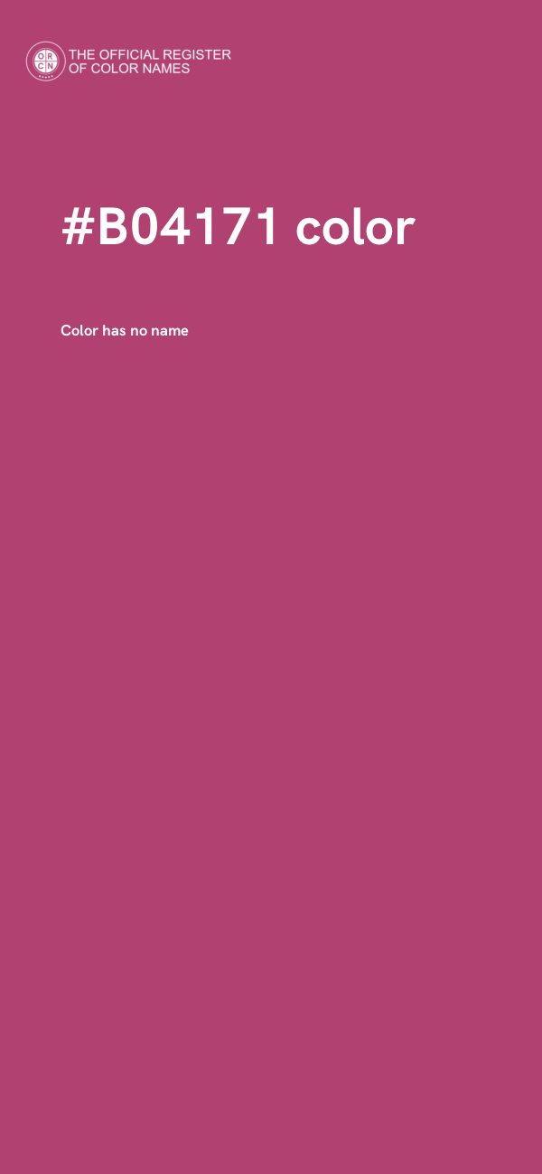 #B04171 color image