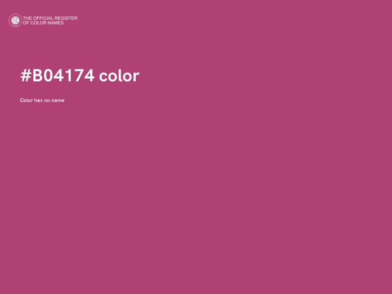 #B04174 color image