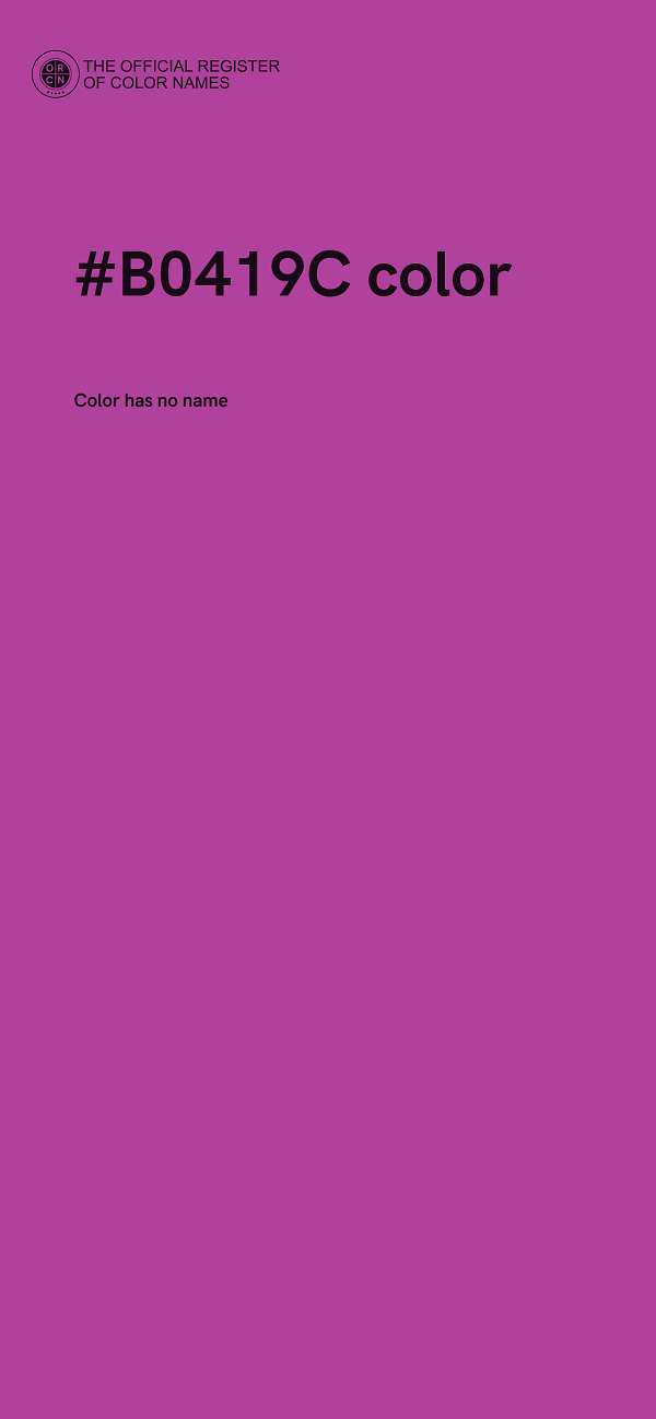 #B0419C color image