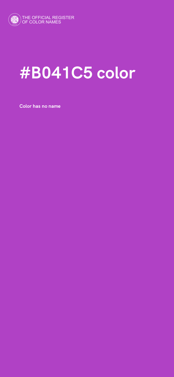 #B041C5 color image