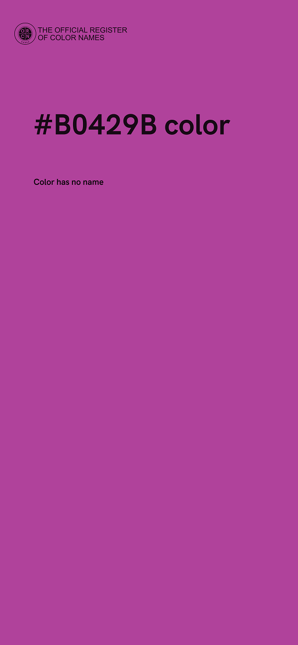 #B0429B color image