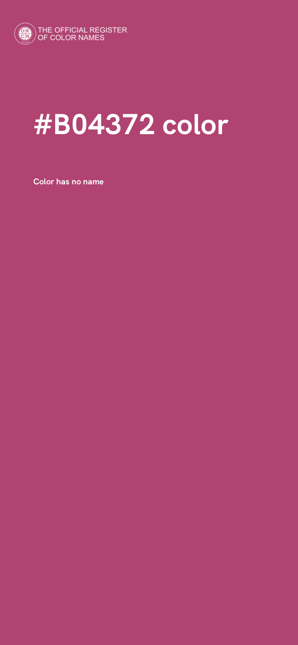 #B04372 color image