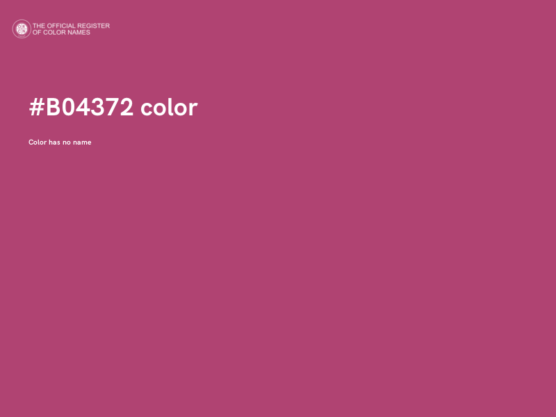 #B04372 color image