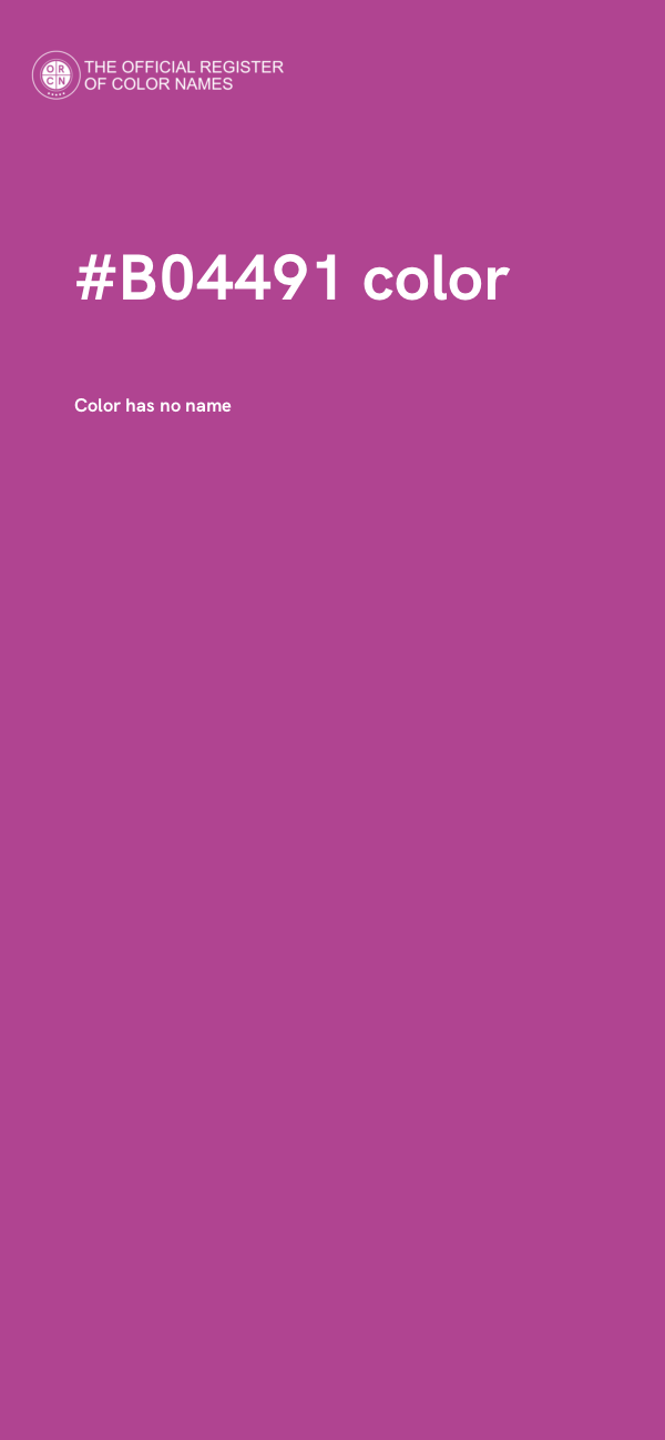 #B04491 color image