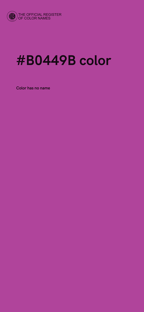 #B0449B color image