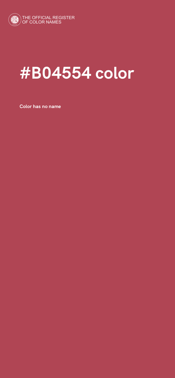 #B04554 color image
