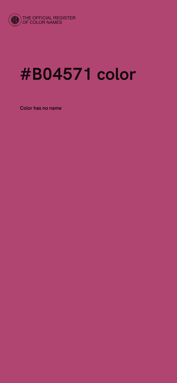 #B04571 color image