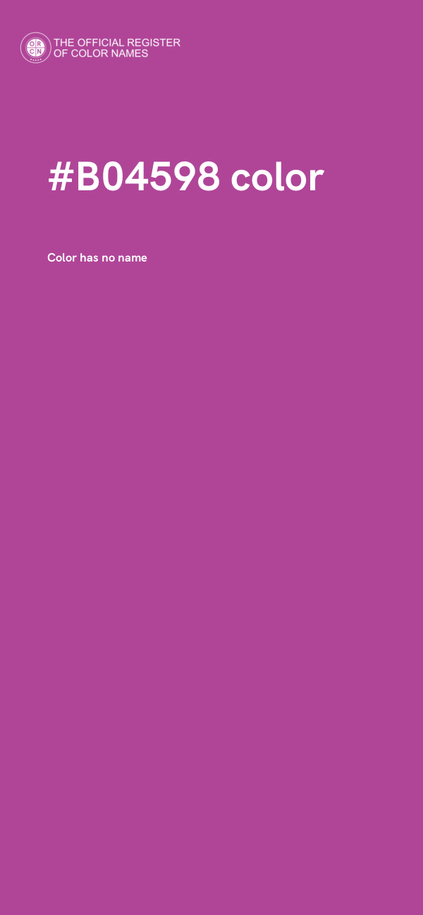 #B04598 color image