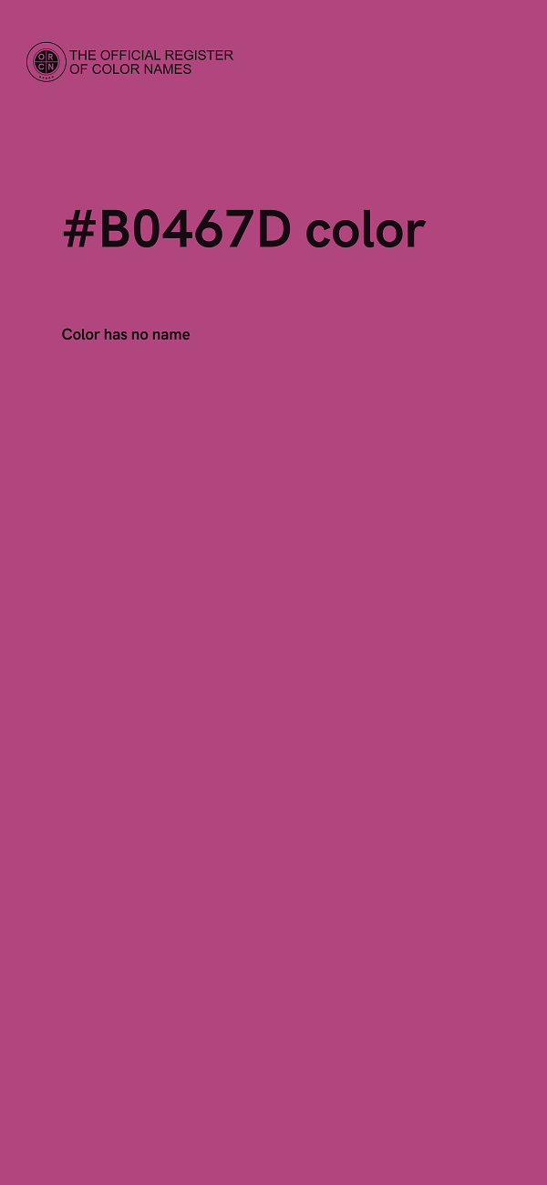 #B0467D color image