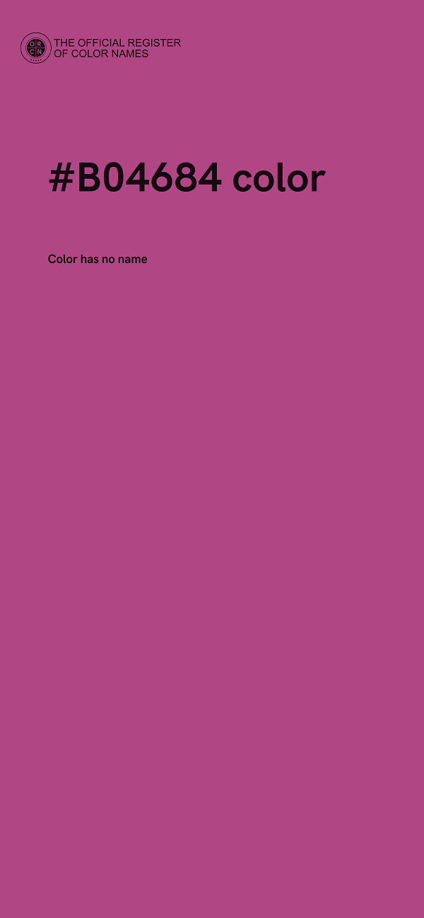 #B04684 color image