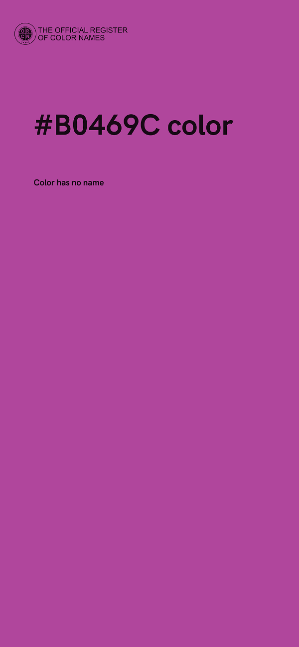 #B0469C color image
