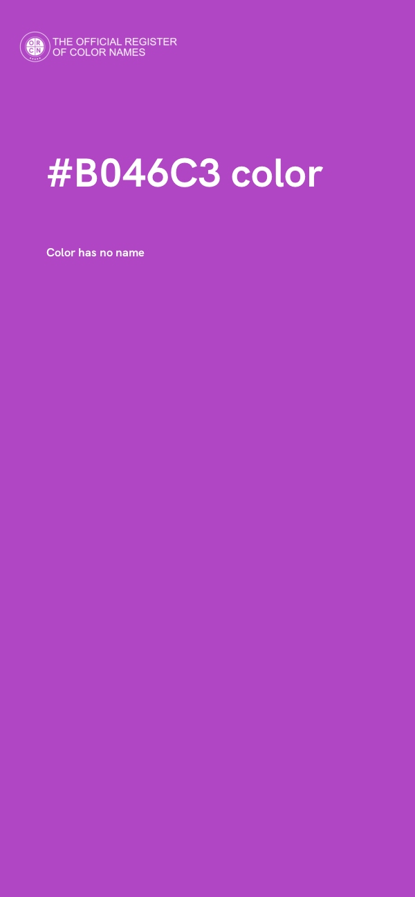 #B046C3 color image