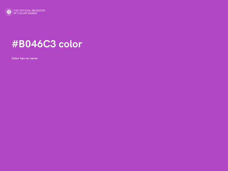 #B046C3 color image