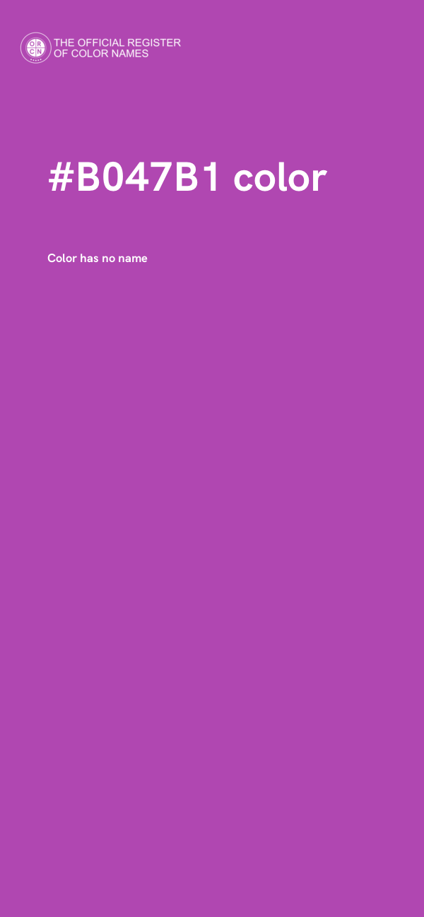 #B047B1 color image