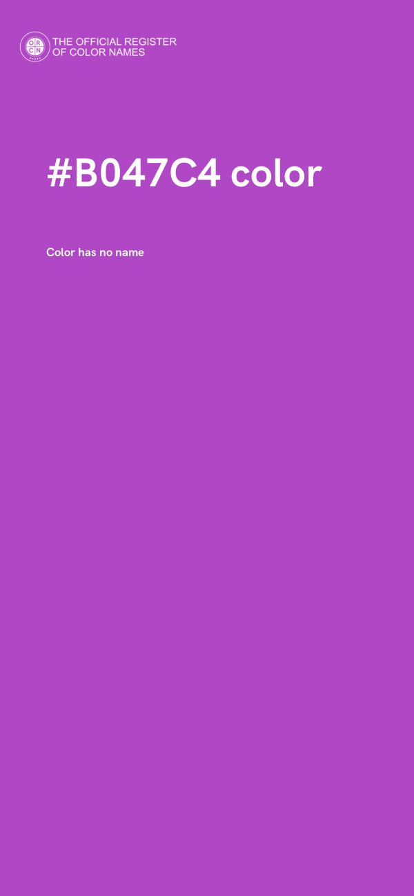 #B047C4 color image