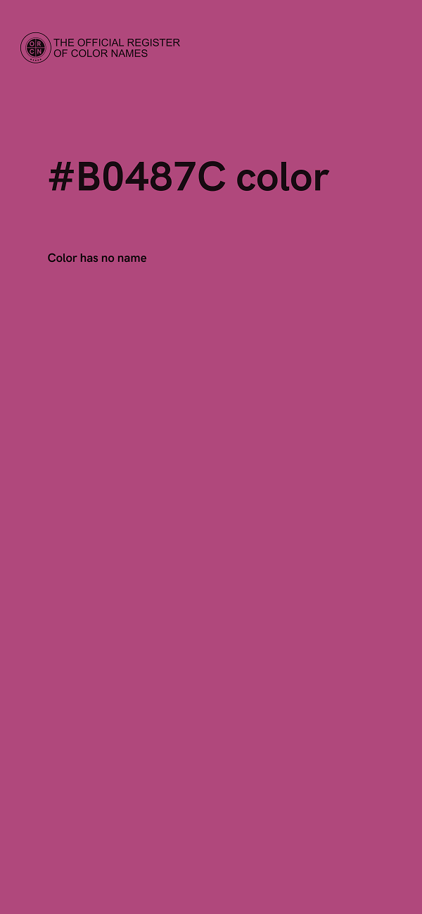 #B0487C color image