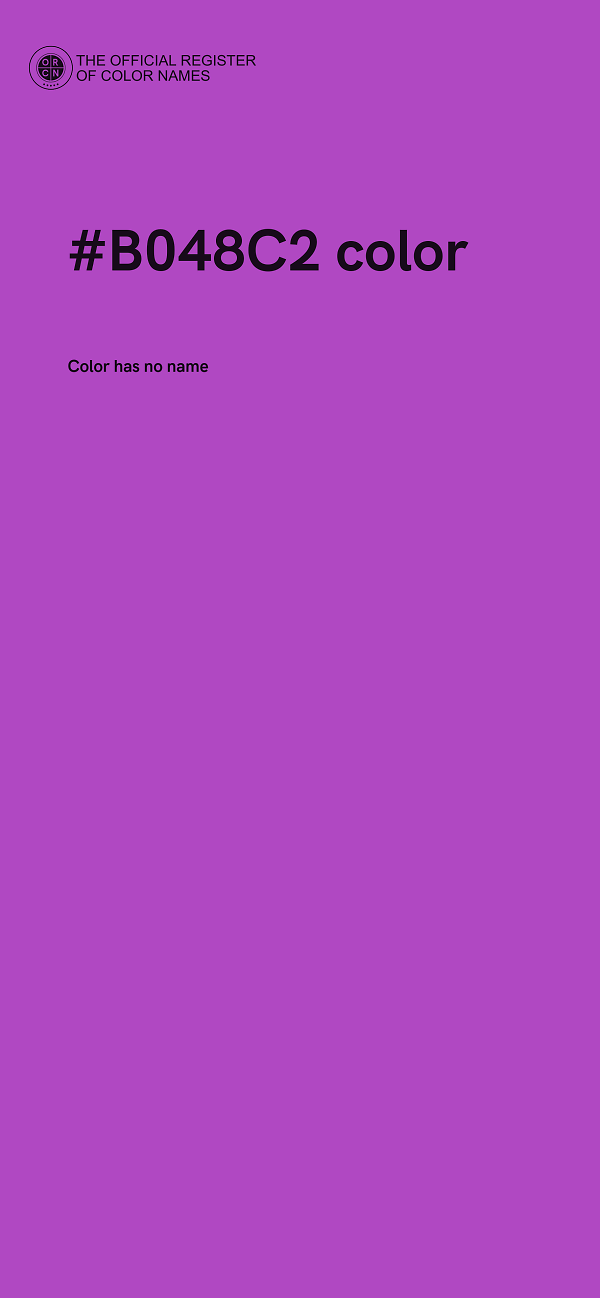 #B048C2 color image