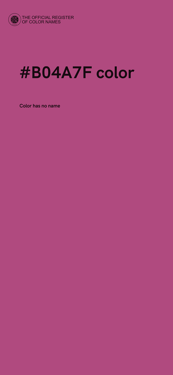 #B04A7F color image