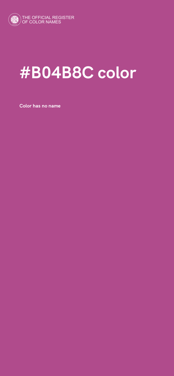 #B04B8C color image