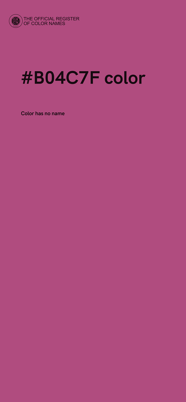 #B04C7F color image