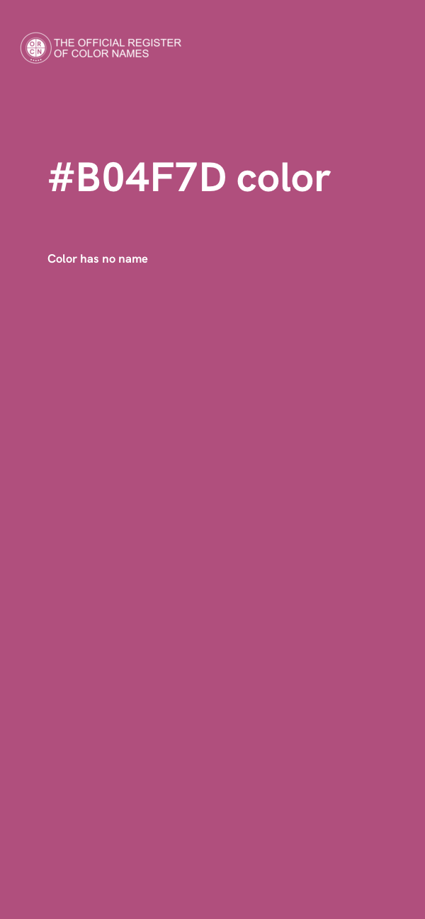 #B04F7D color image