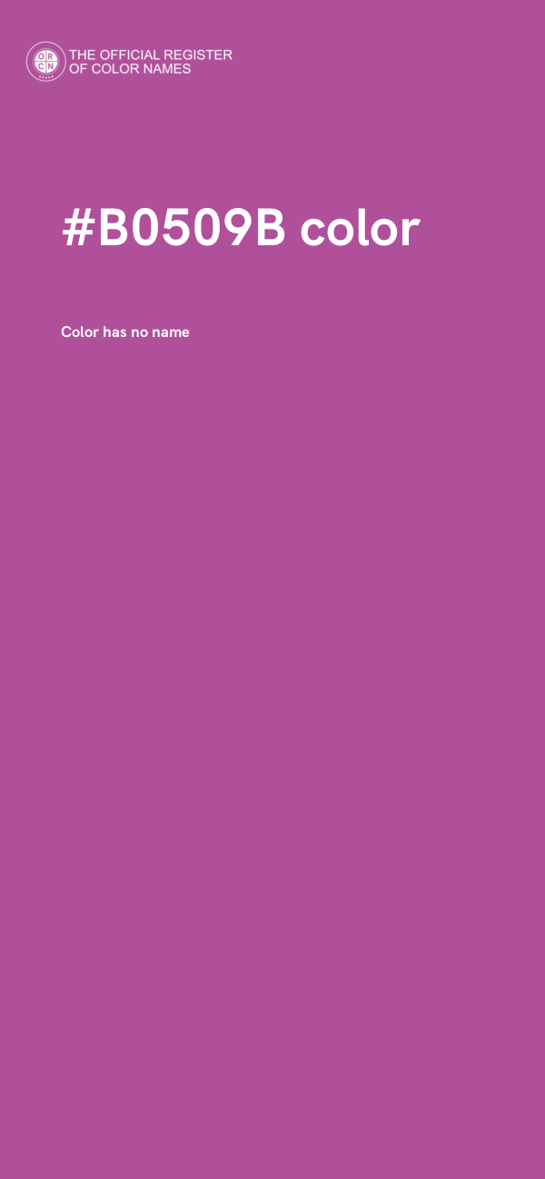 #B0509B color image