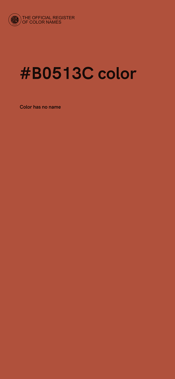 #B0513C color image