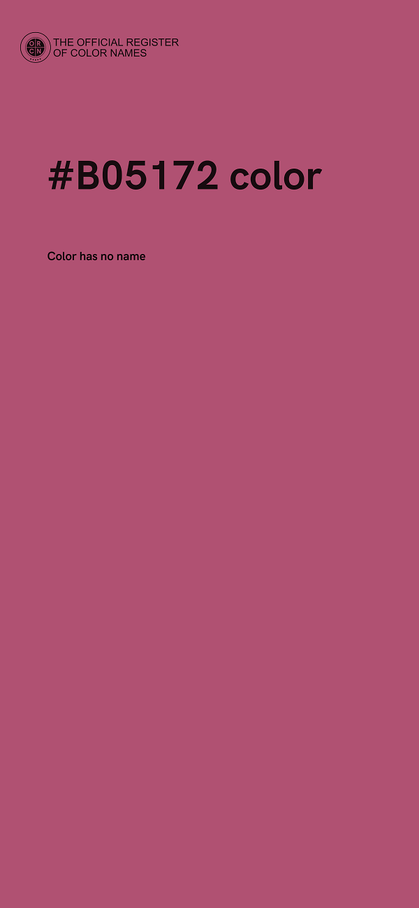 #B05172 color image