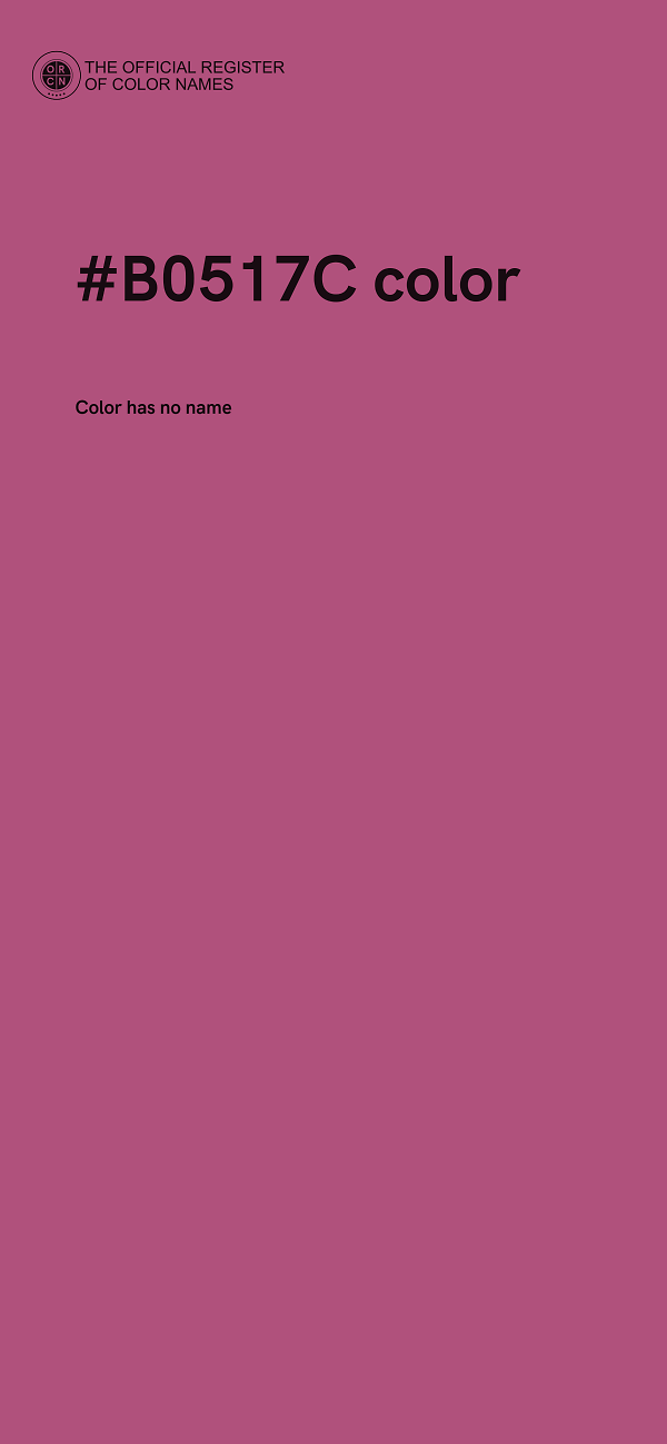 #B0517C color image