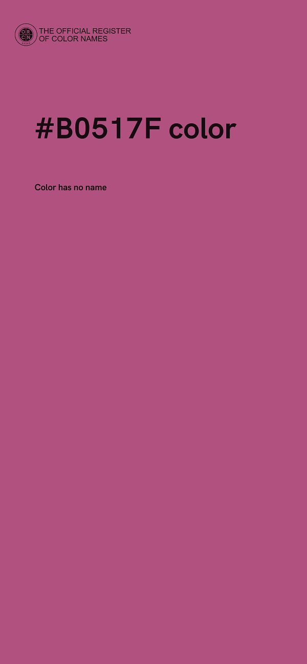 #B0517F color image
