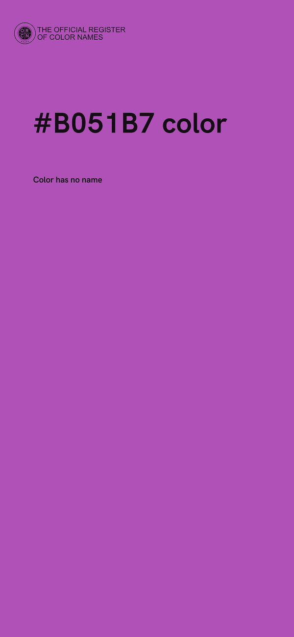 #B051B7 color image