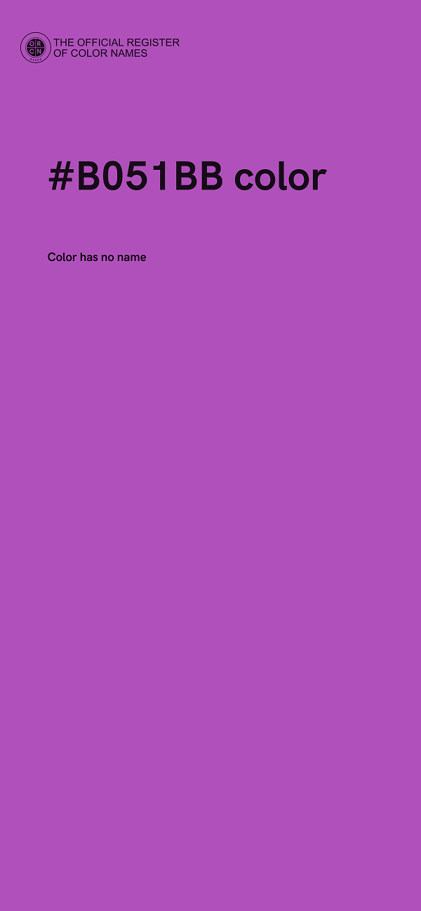 #B051BB color image