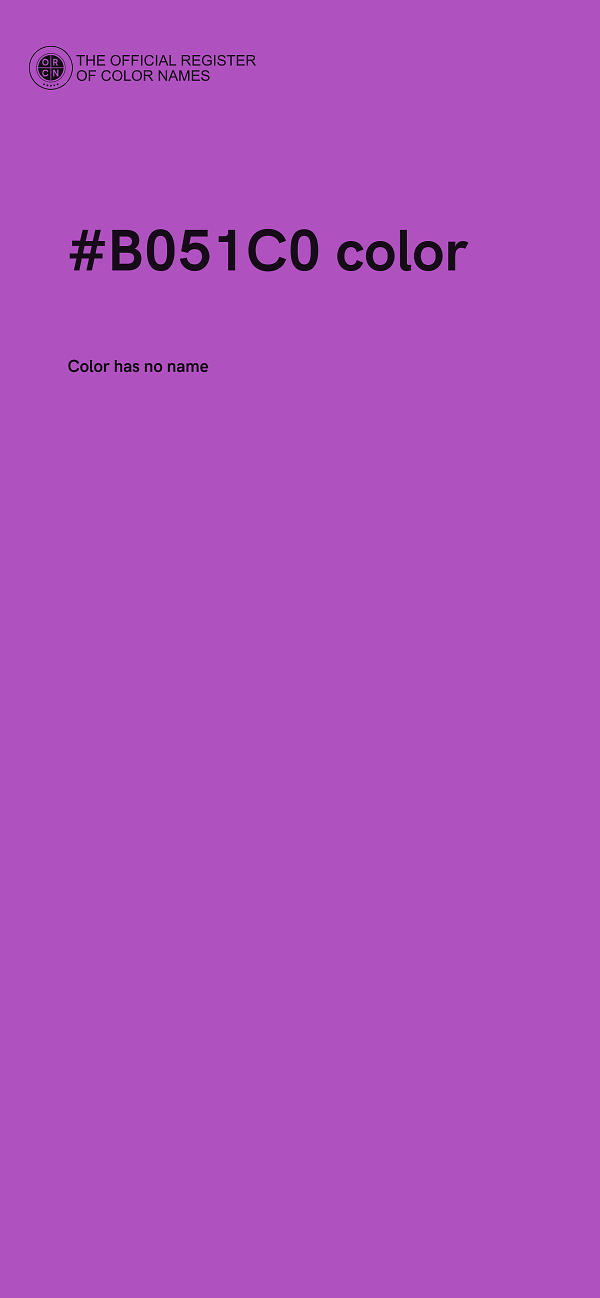 #B051C0 color image