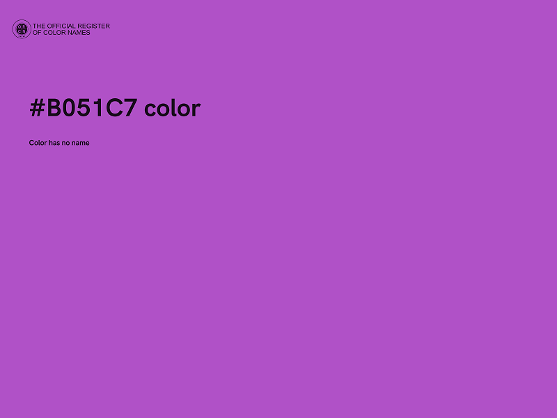#B051C7 color image
