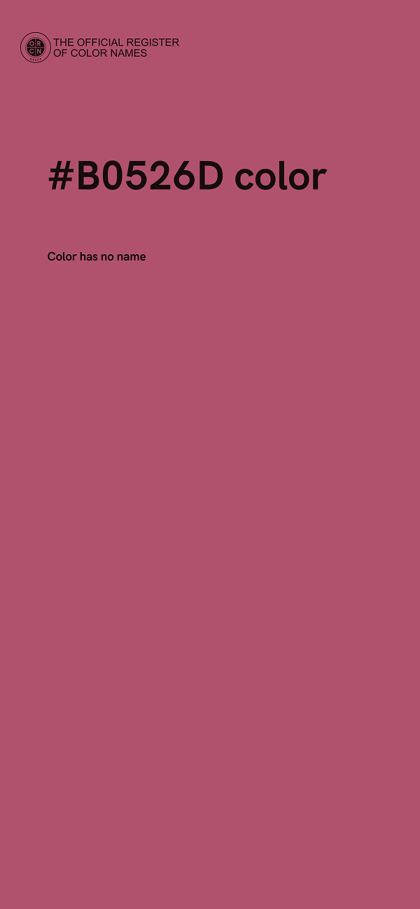 #B0526D color image