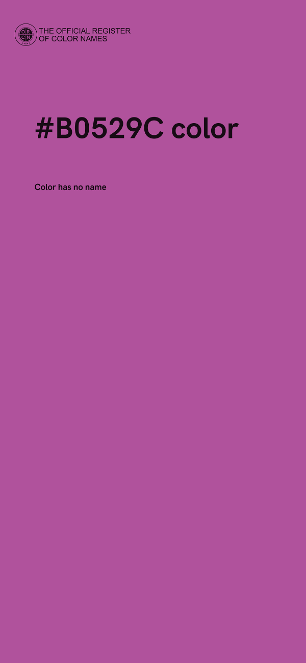 #B0529C color image