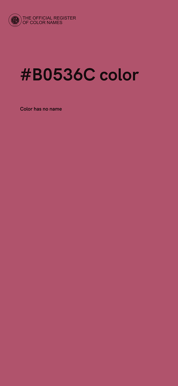 #B0536C color image
