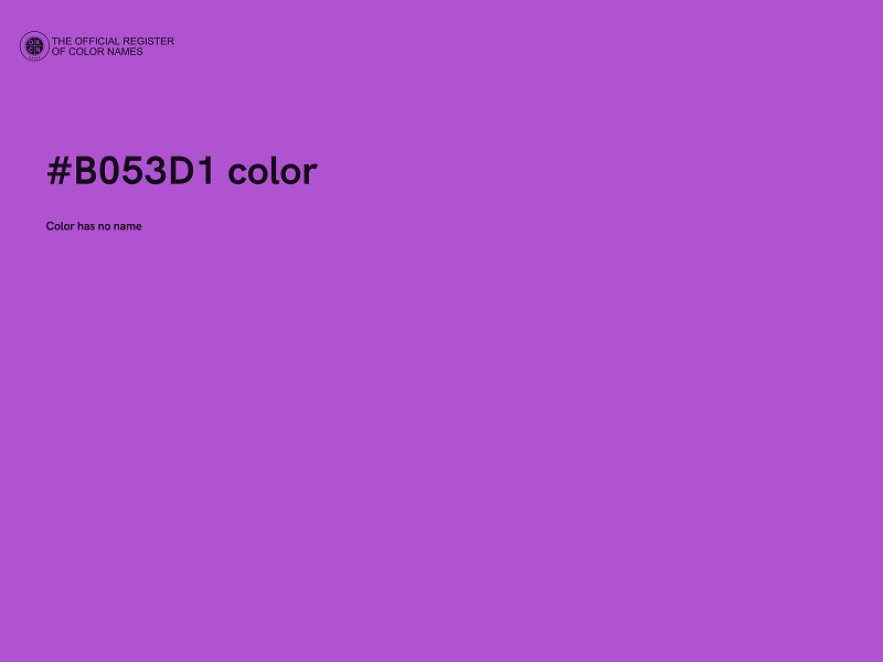 #B053D1 color image