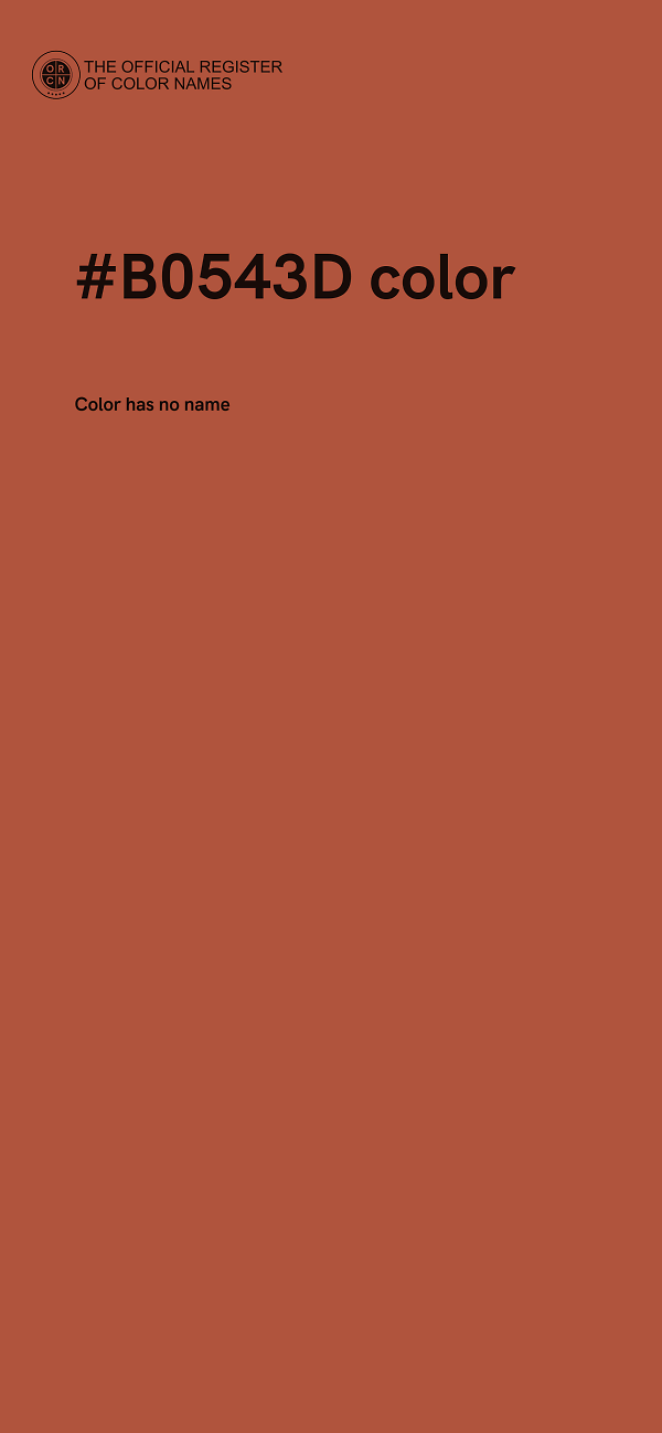 #B0543D color image