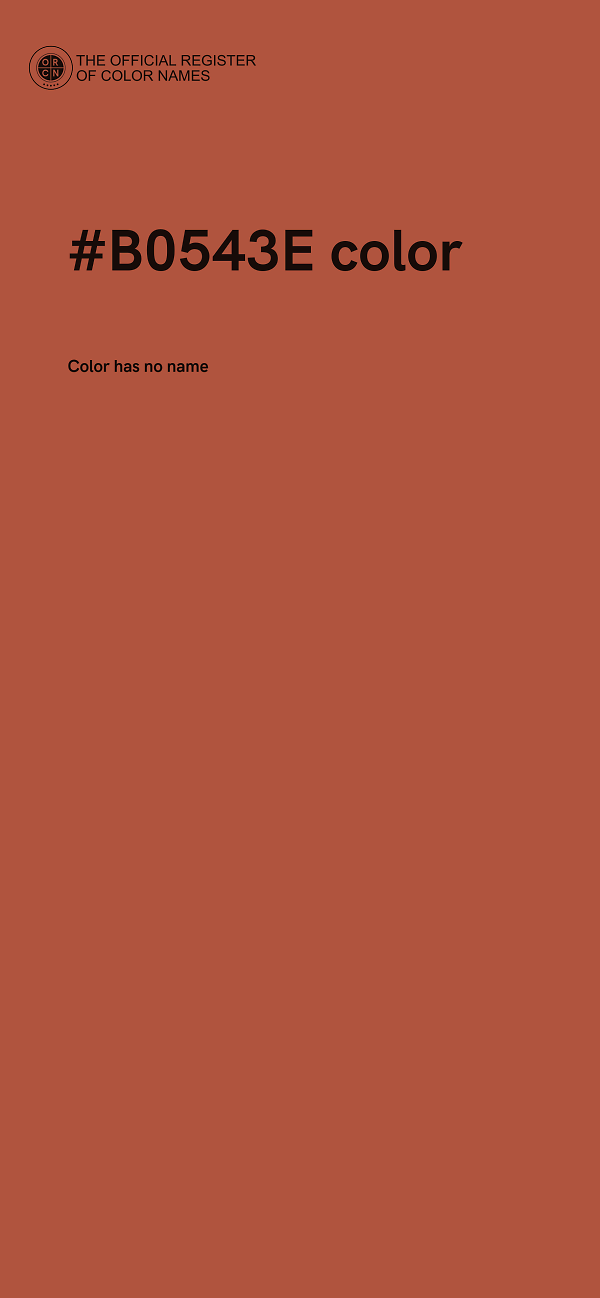 #B0543E color image
