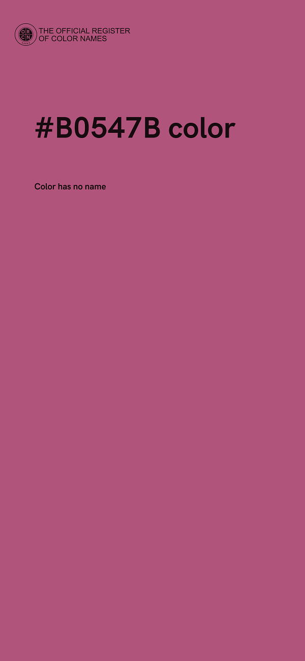 #B0547B color image