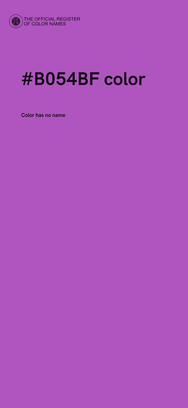 #B054BF color image