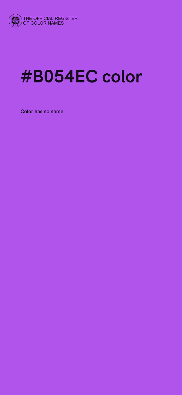#B054EC color image