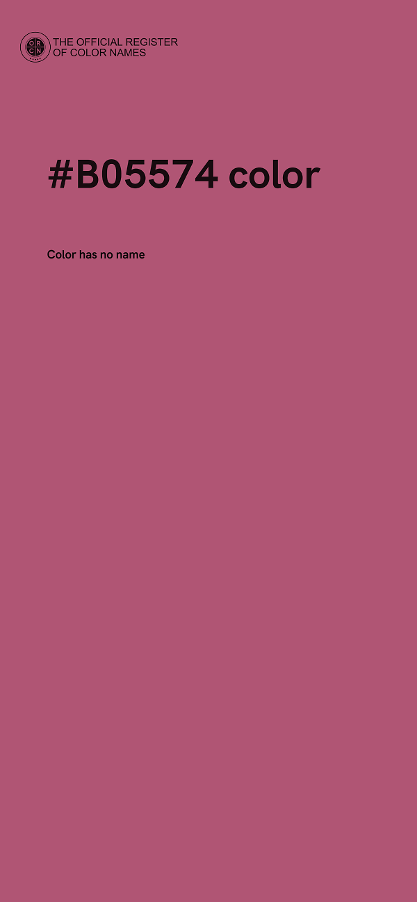 #B05574 color image