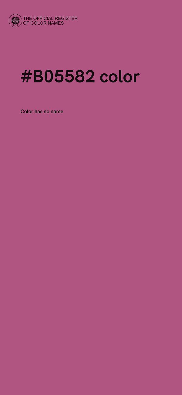 #B05582 color image