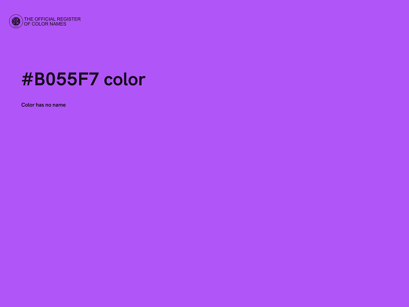 #B055F7 color image