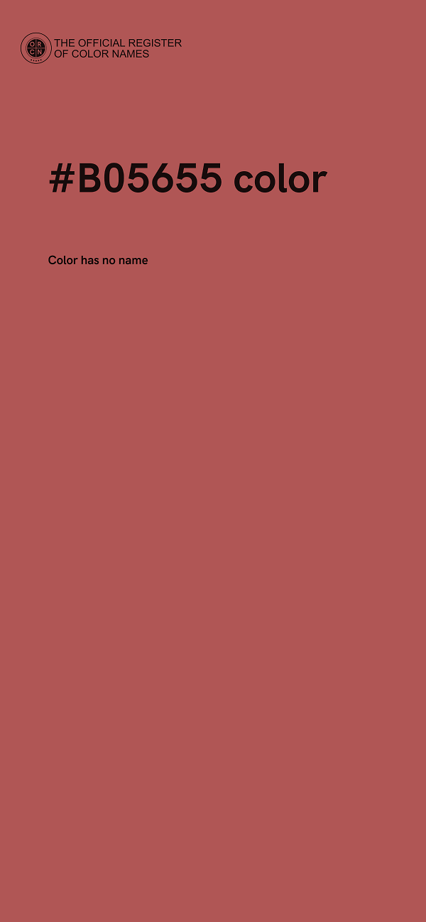 #B05655 color image
