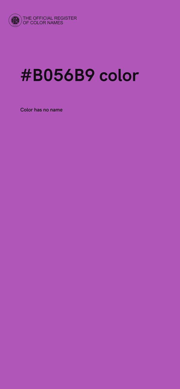 #B056B9 color image