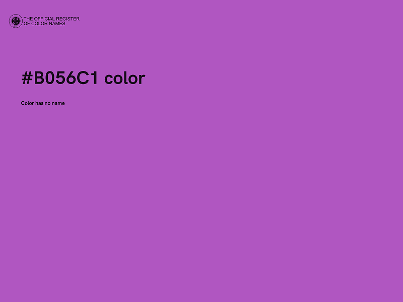 #B056C1 color image